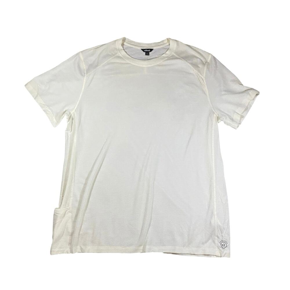 Allbirds Natural Merino Wool Ivory Run Tee - XL